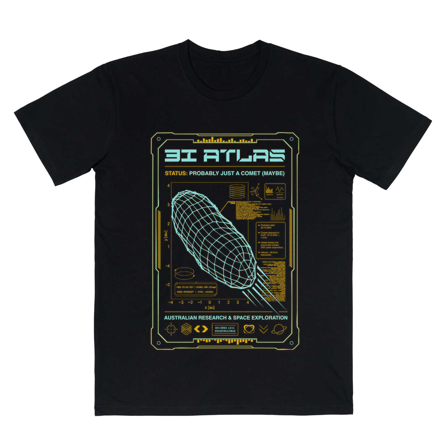3I/ATLAS Tee Black