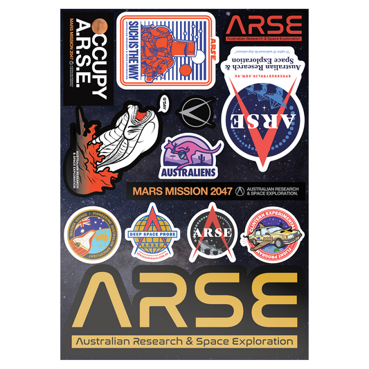 A.R.S.E. Sticker Sheet