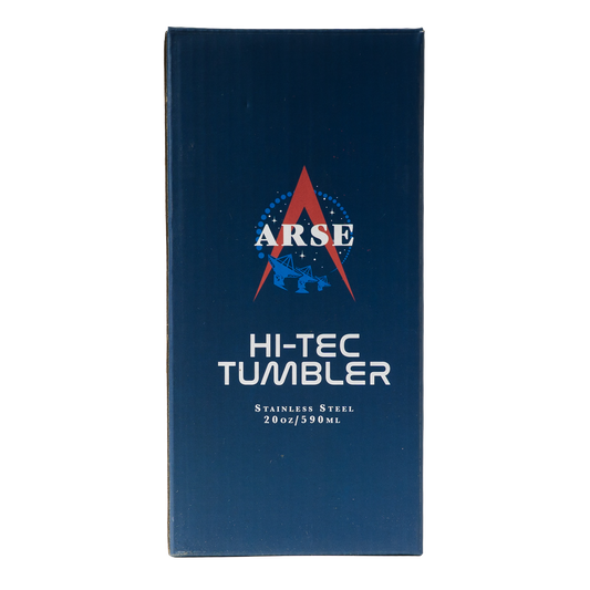 ARSE Black Tall Tumbler