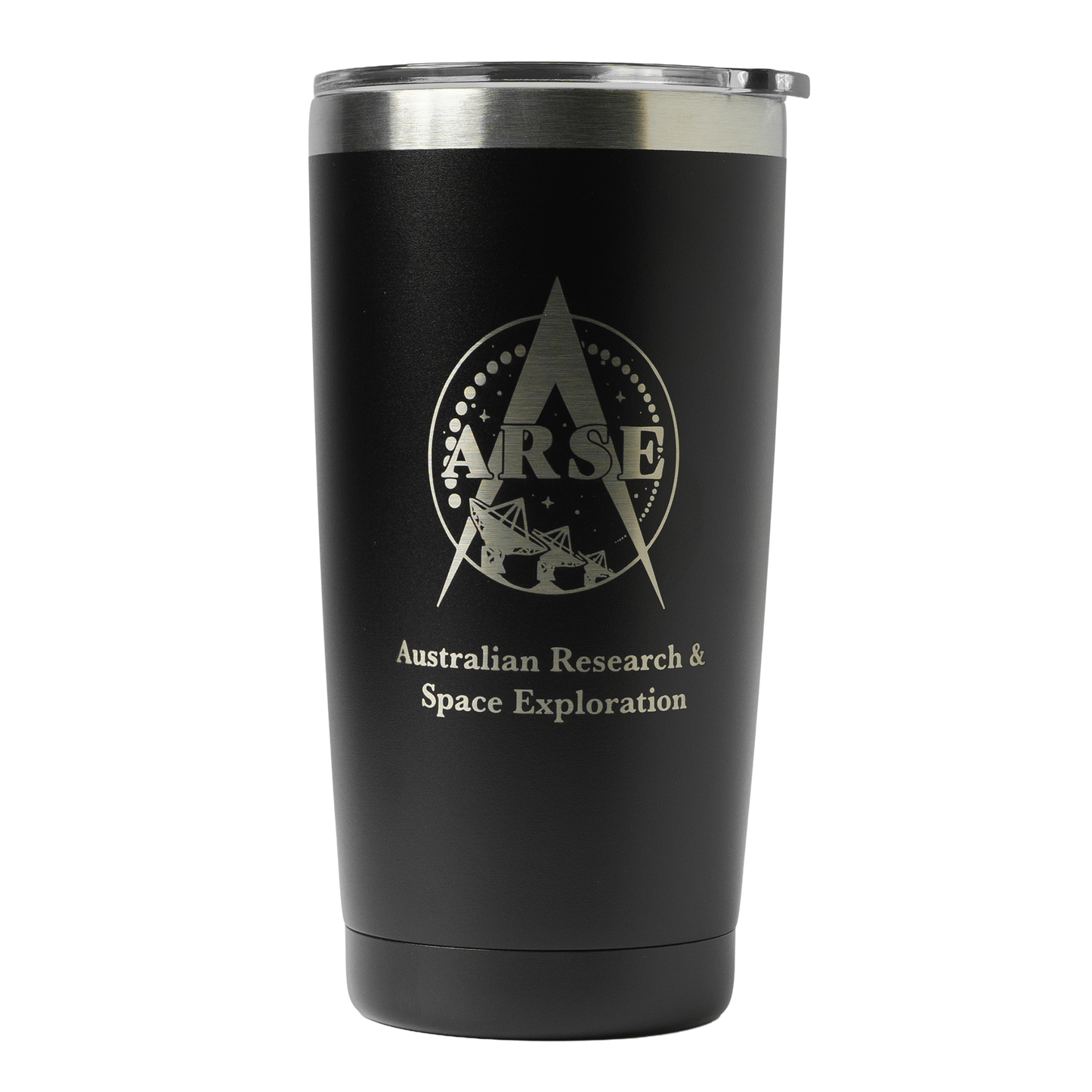 ARSE Black Tall Tumbler