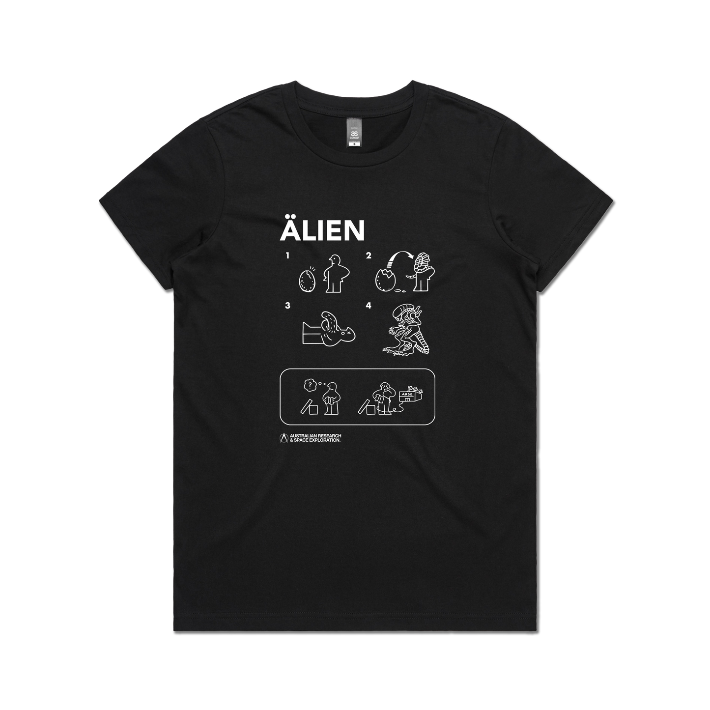 Ikea Alien Ladies Tee Black