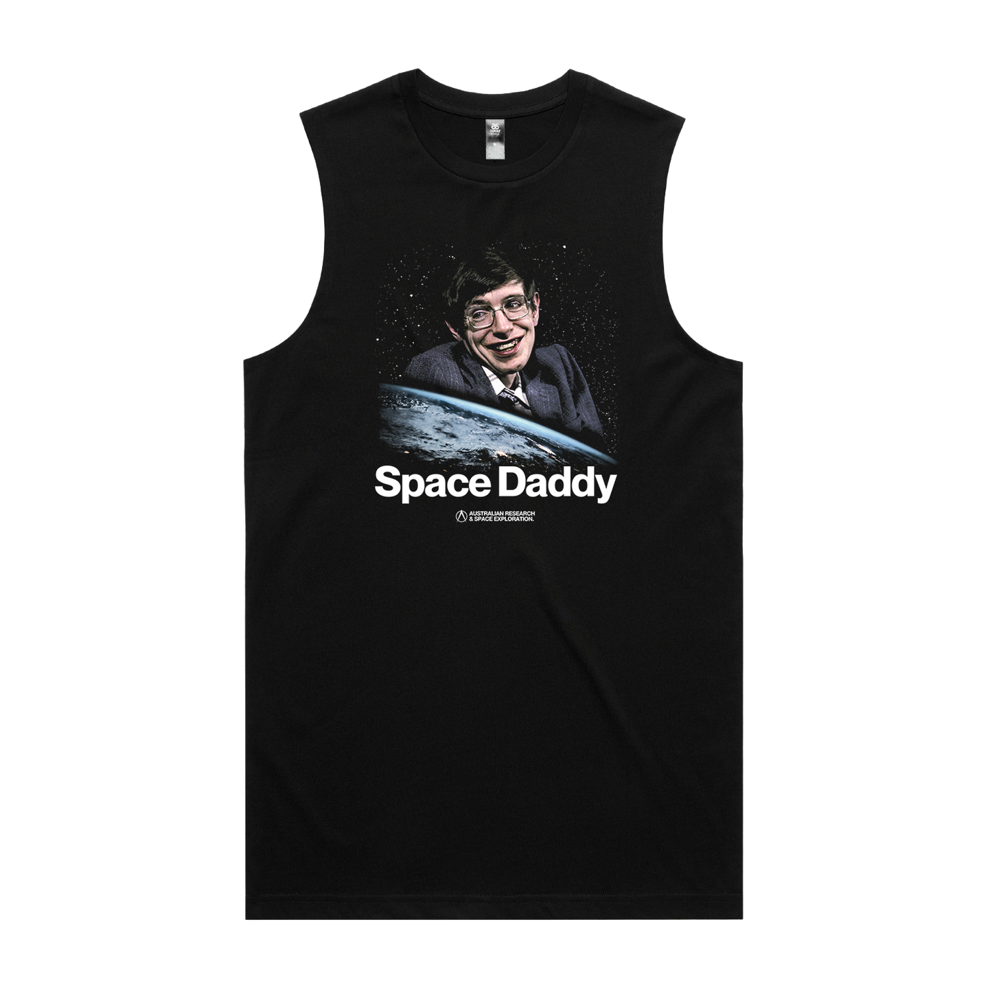 Daddy Hawking Muscle Tee Black