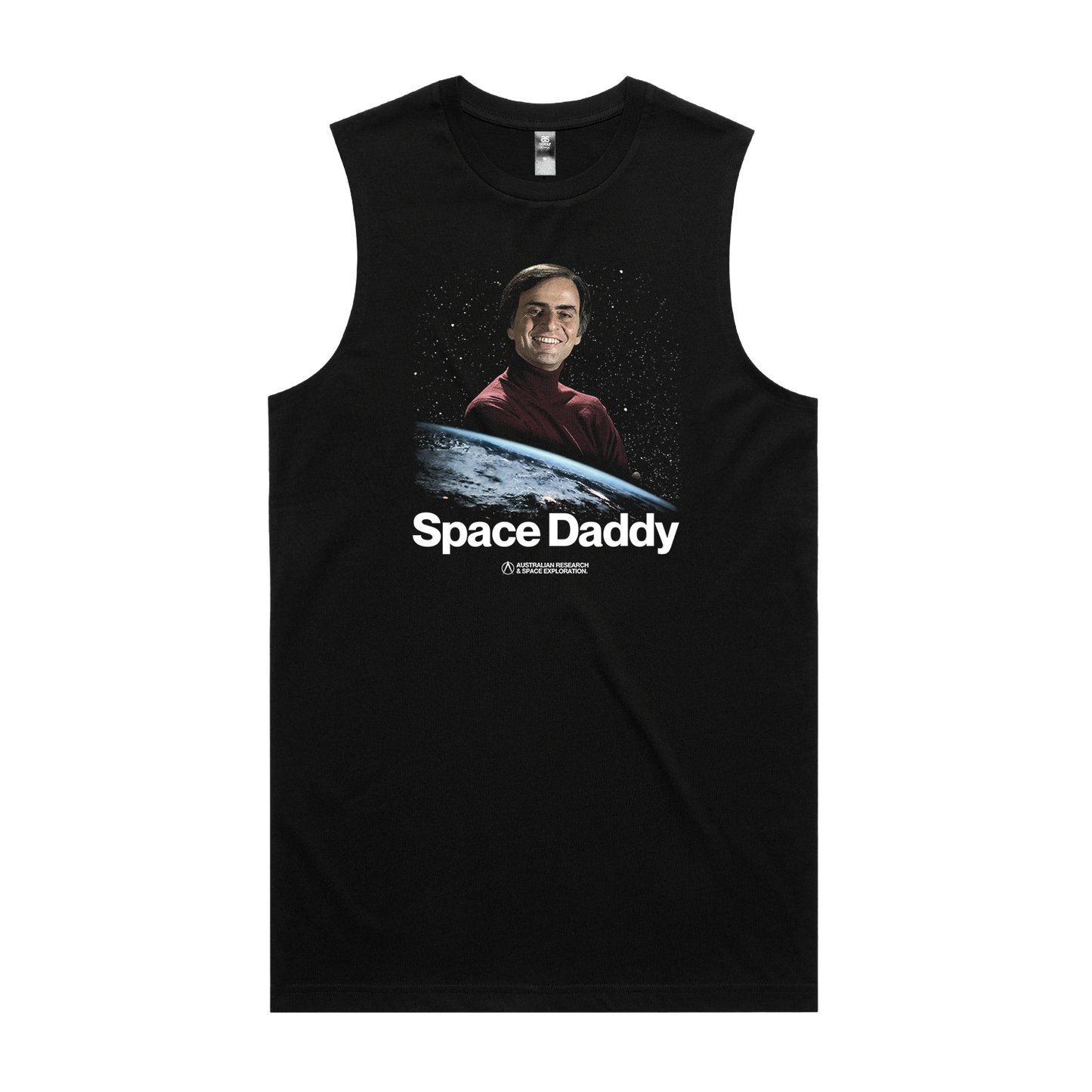 Daddy Sagan Muscle Tee Black