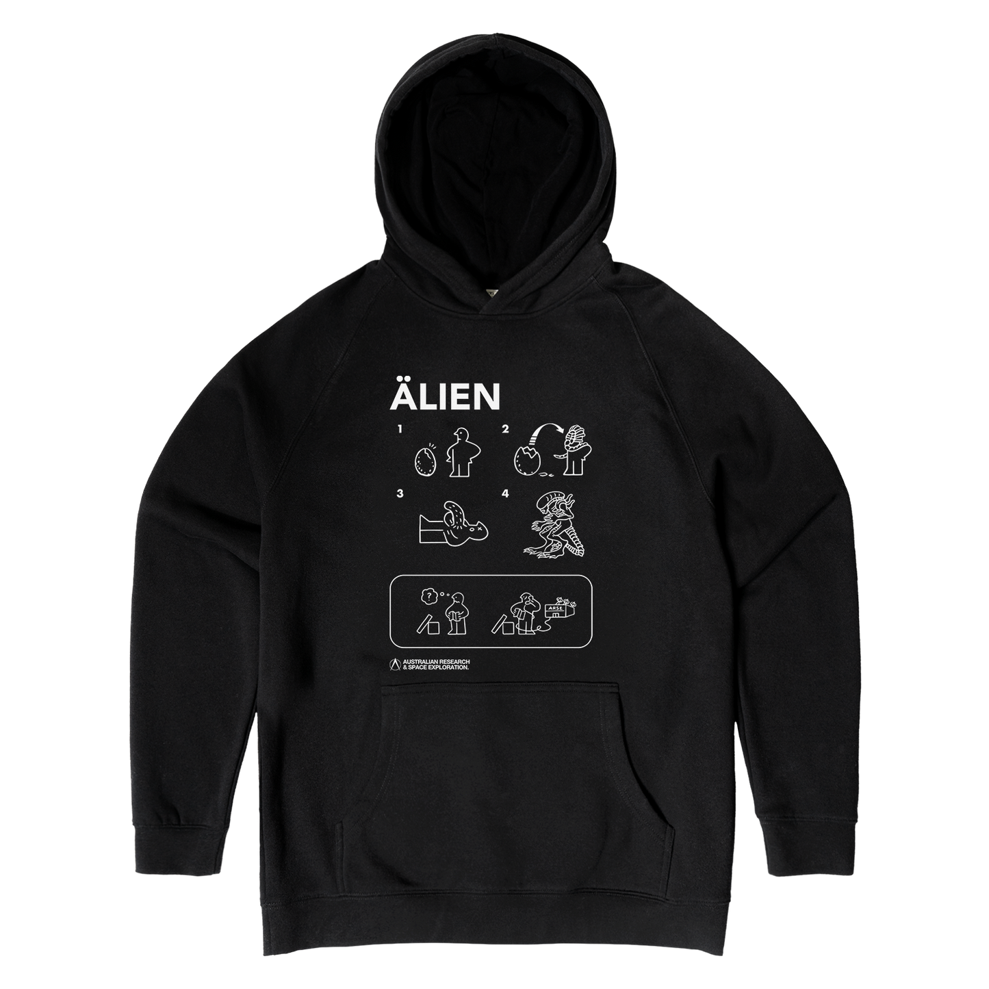 Ikea Alien Hoodie Black