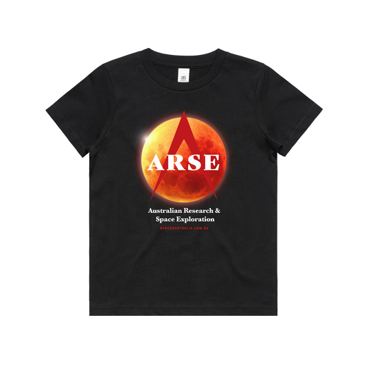 Lunar Eclipse Kids Tee Black