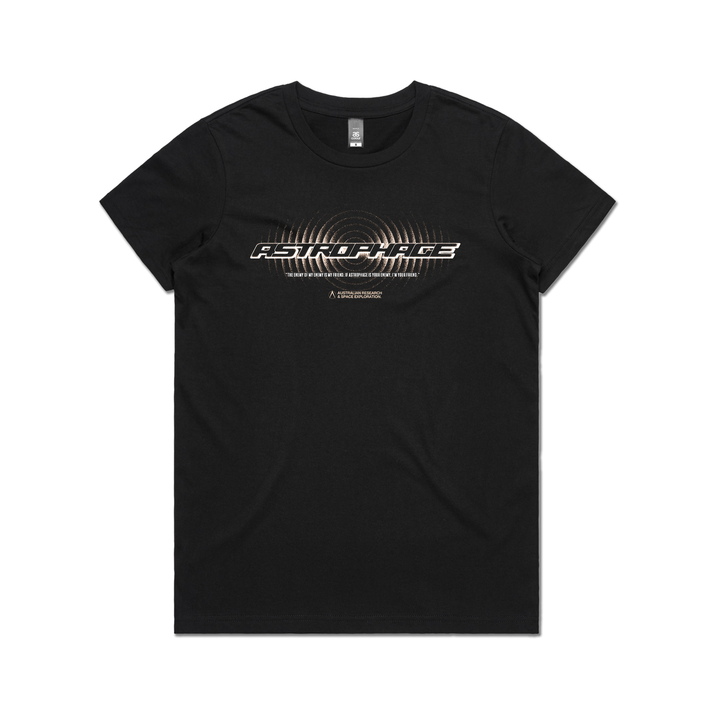 Astrophage Band Ladies Tee Black
