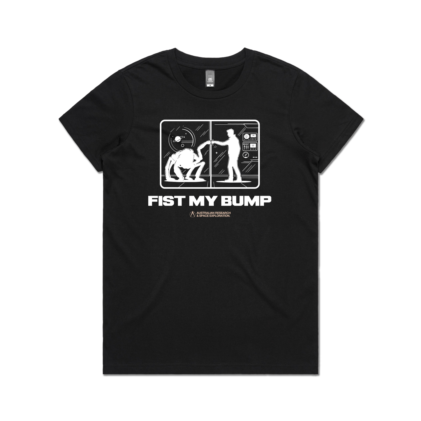 Fist My Bump Ladies Tee Black