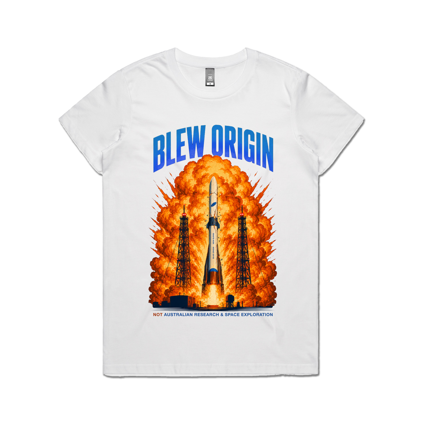 Blew Origin Ladies Tee Black