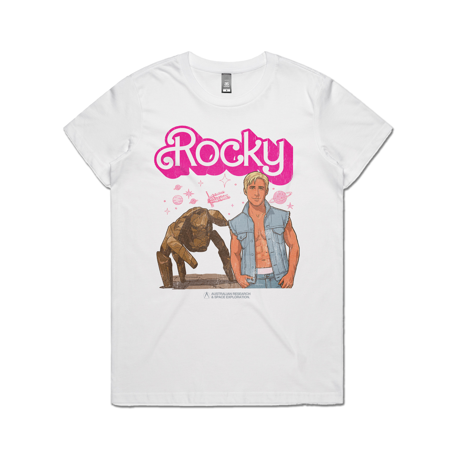 Project Hail Barbie Ladies Tee White