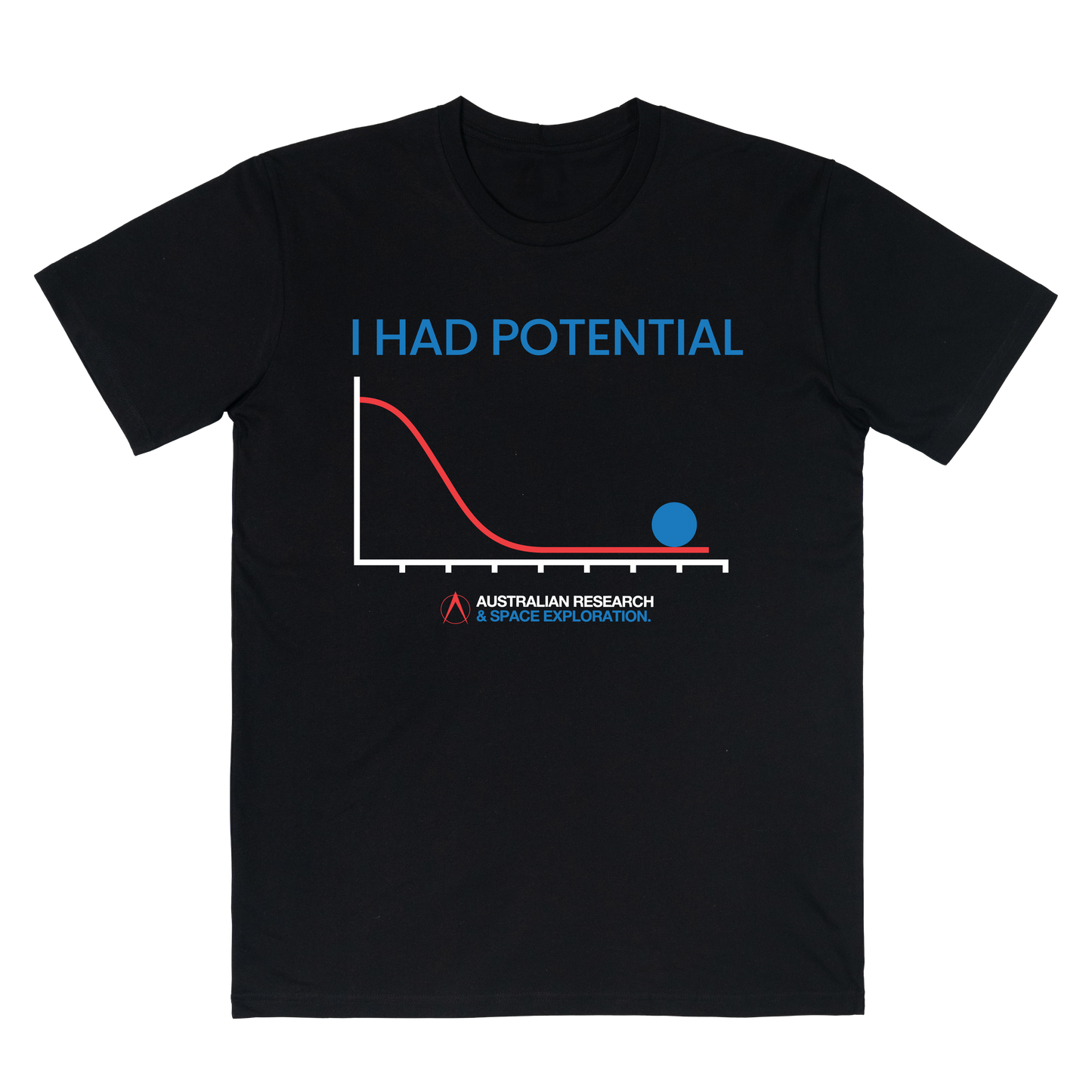 I Had Potential Tee Black