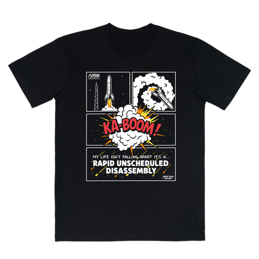 Rapid Unscheduled Disassembly Tee Black