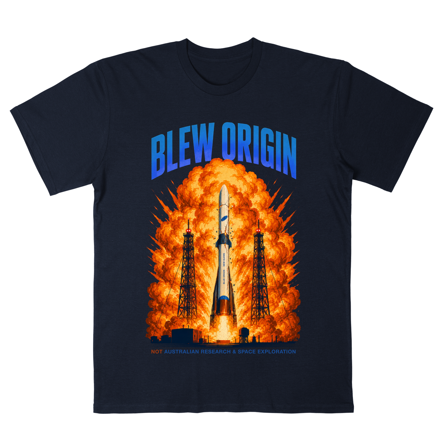 Blew Origin Tee Black