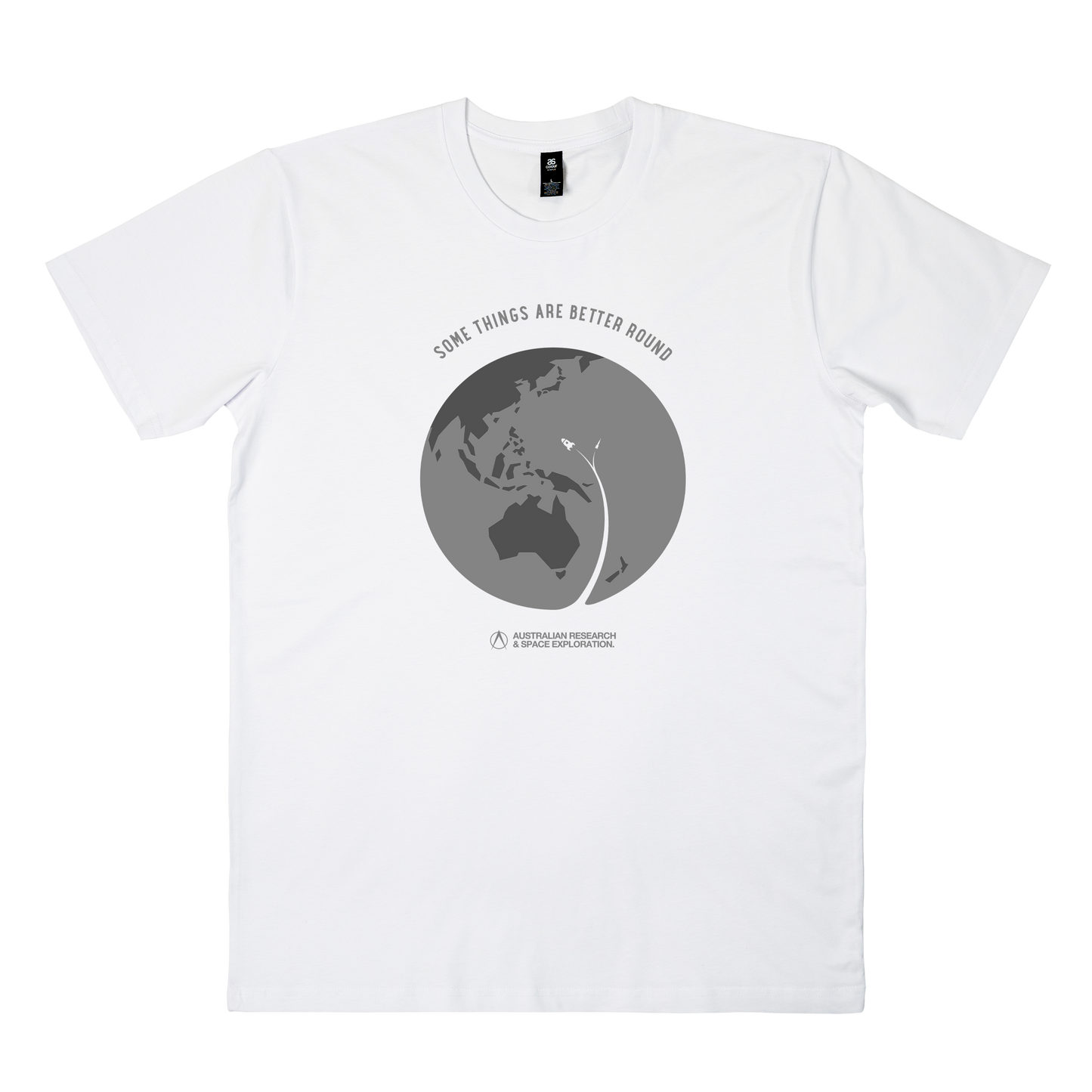 Some Things Are Better Round Tee White