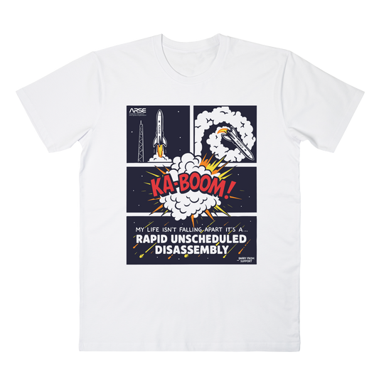 Rapid Unscheduled Disassembly Tee White