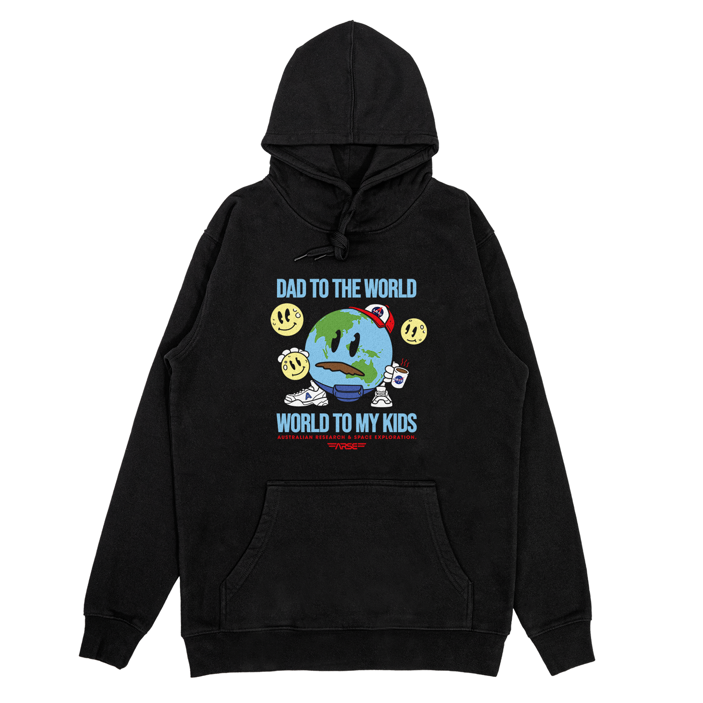 World To My Kids Hoodie Black