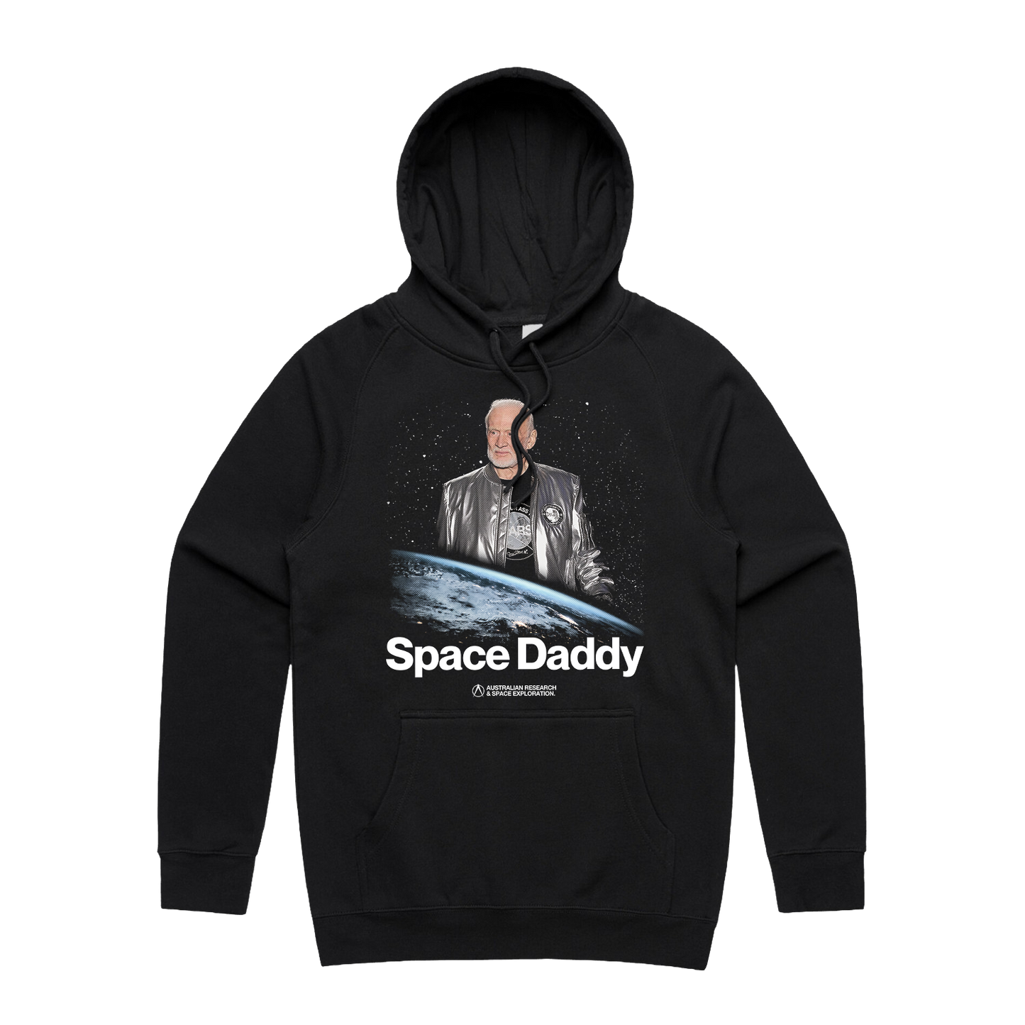 Daddy Aldrin Hoodie Black