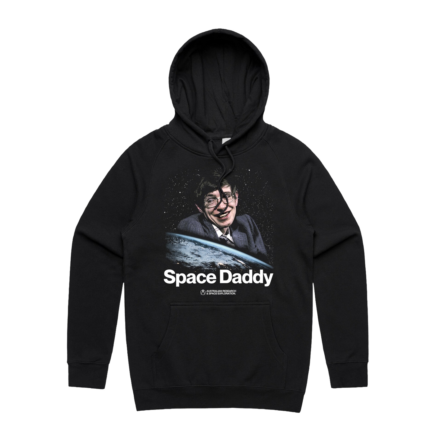 Daddy Hawking Hoodie Black