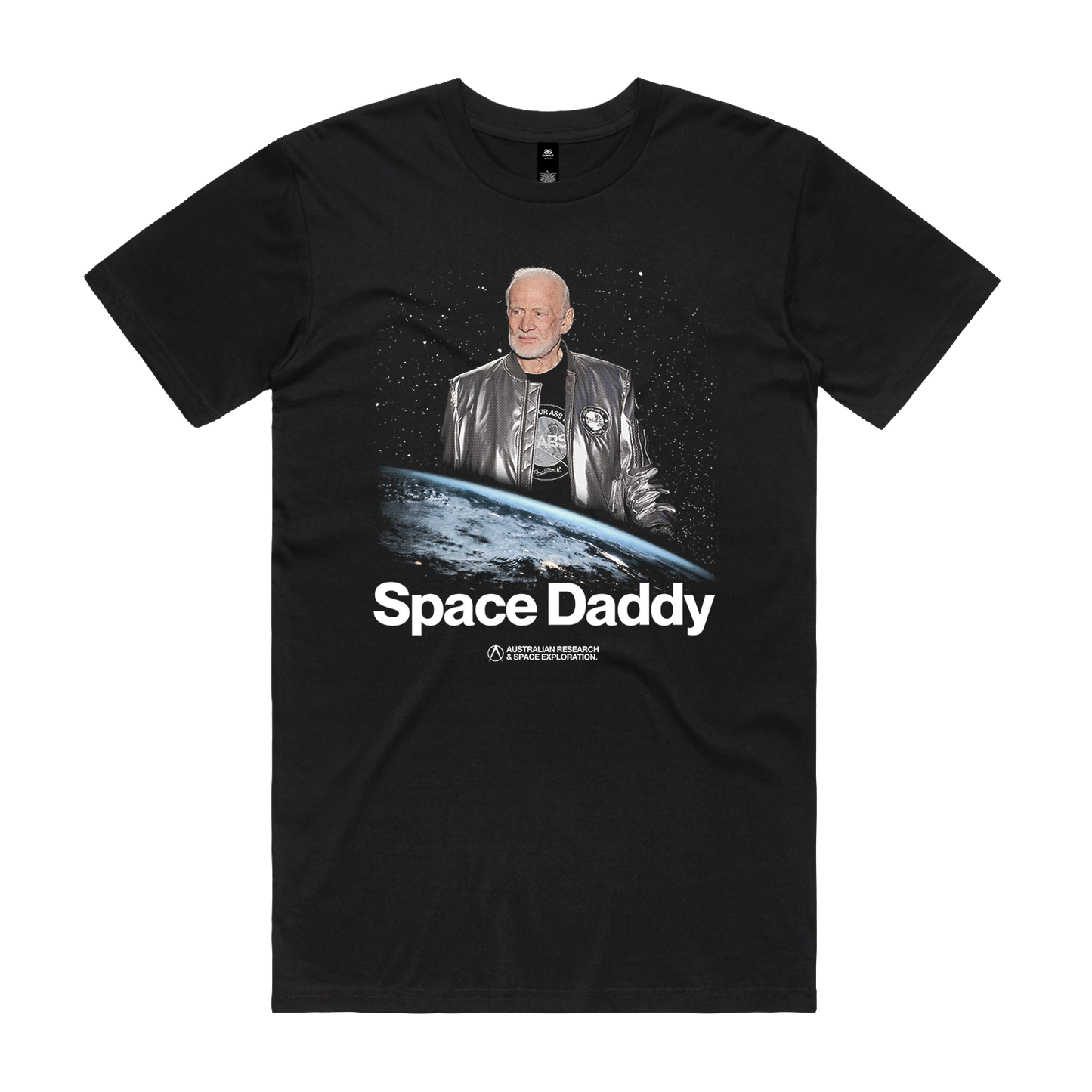 Daddy Aldrin Tee Black