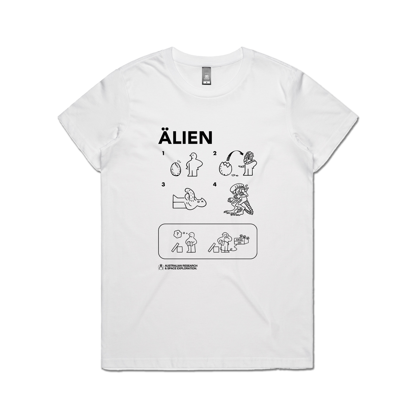 Ikea Alien Ladies Tee White