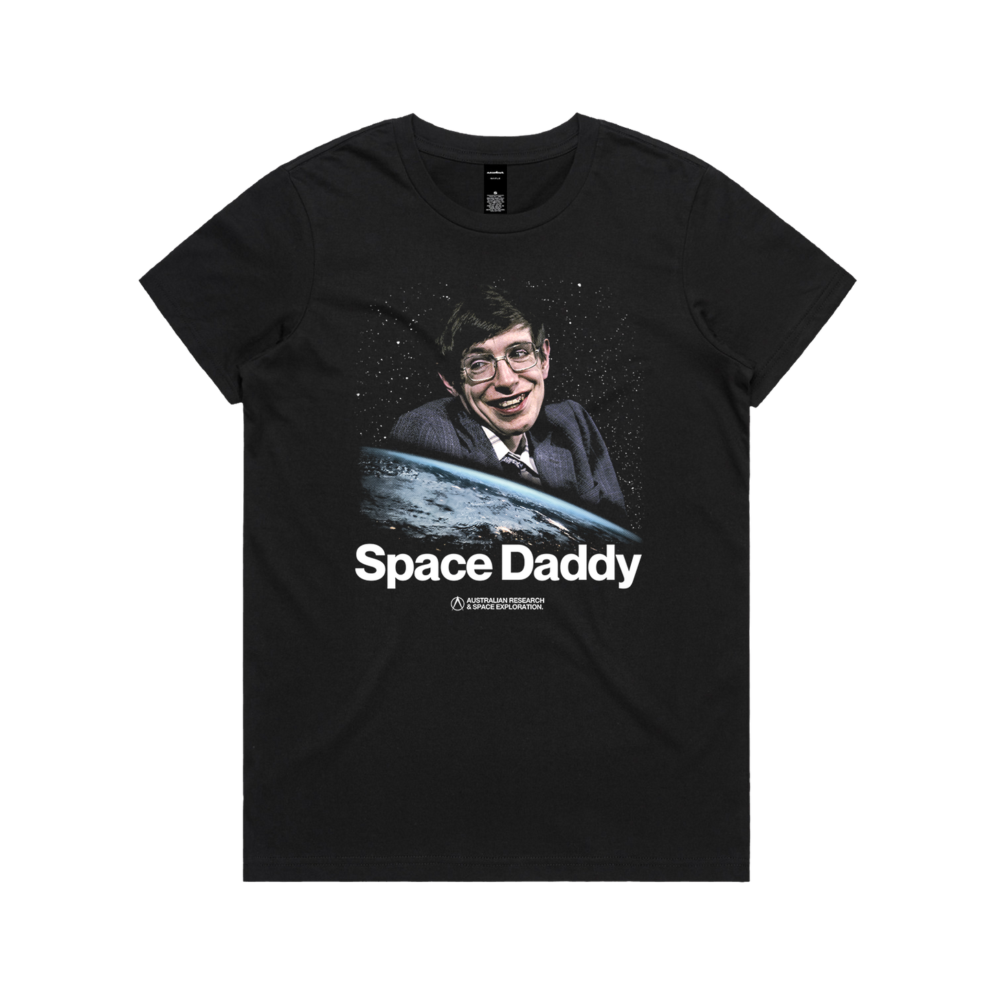 Daddy Hawking Ladies Tee Black