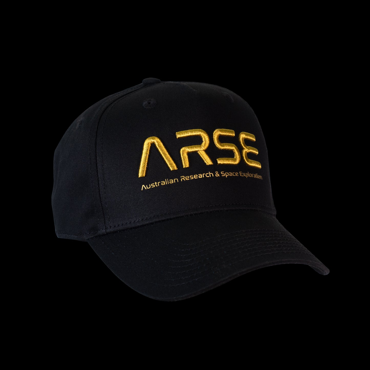 Houston Snapback Hat - Black