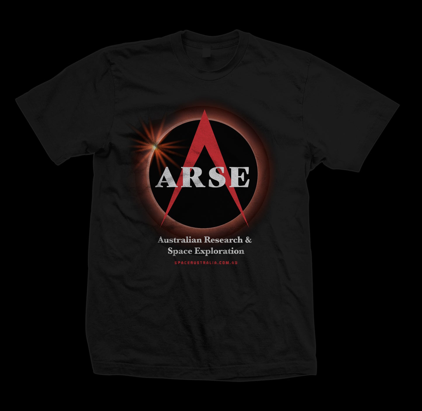 Blood Moon Eclipse Tee - Black