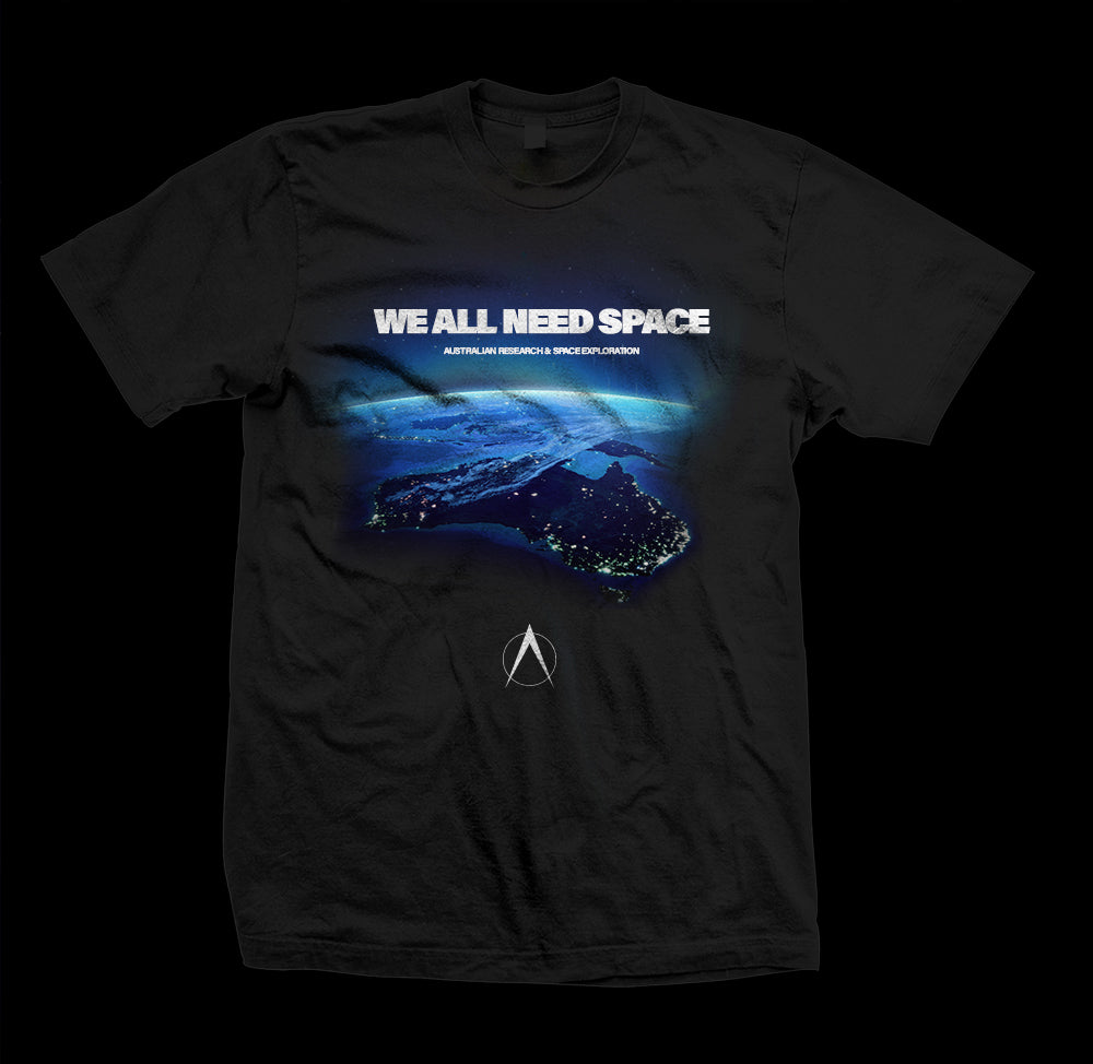 We All Need Space Tee - Black