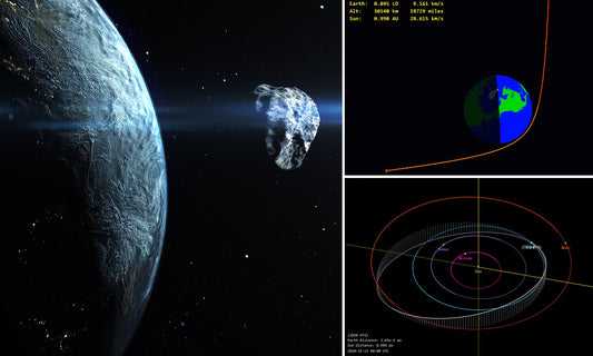 Earth Record's Nearest Miss With An 87 XF Falcon-Sized Meteor.