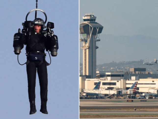"Mystery Jetpack Man" Spotted By Pilots Over LAX