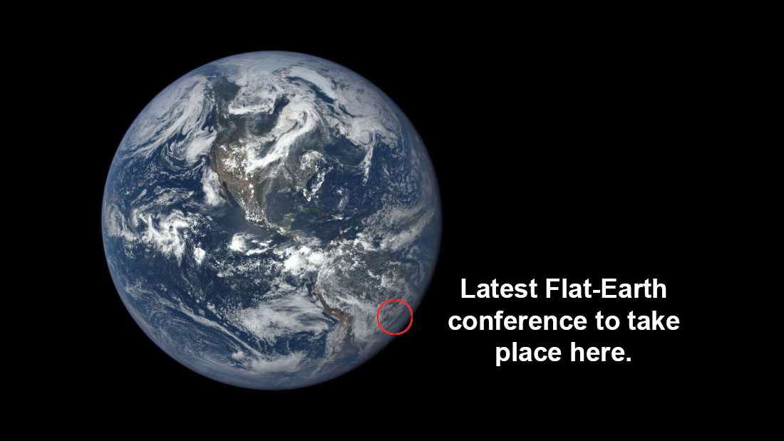 Flat Earthers Unite On One Of Our Roundest Continents.
