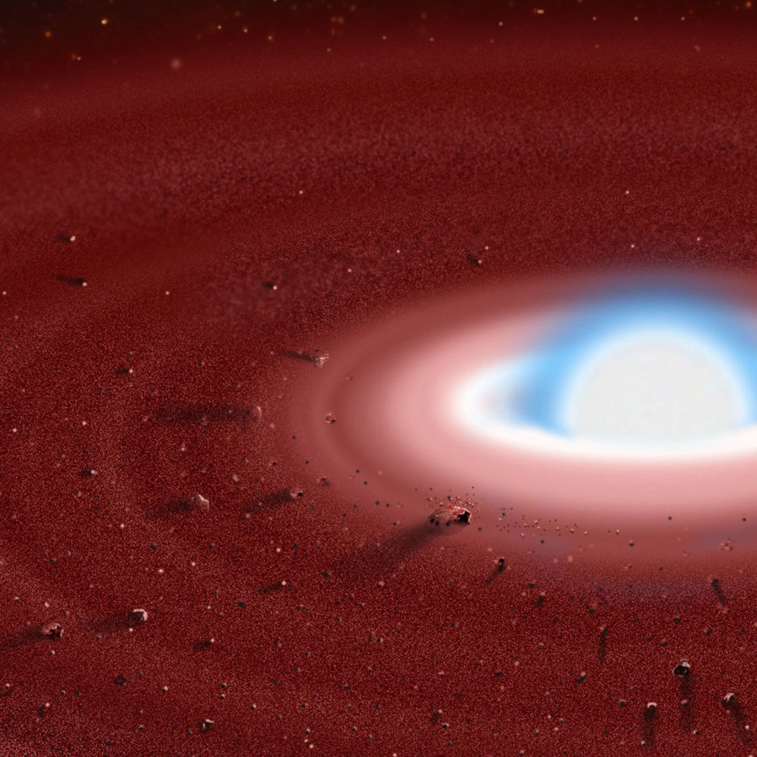 A Dead Star Is Eating Its Own Planets