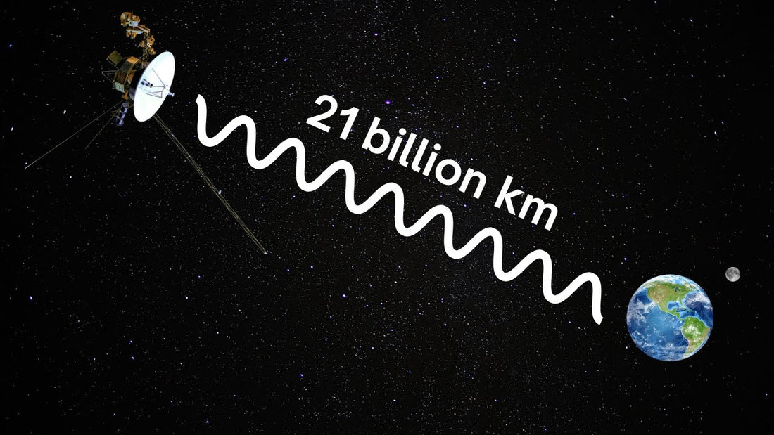 How Do We Communicate With Voyager 21 Billion KM Away?