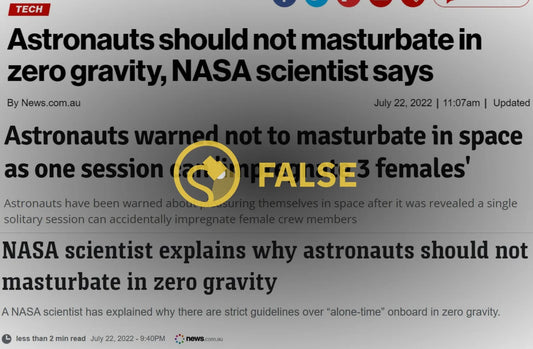 NASA Warned Space Wanks Can Triple Impregnate Women? NO.