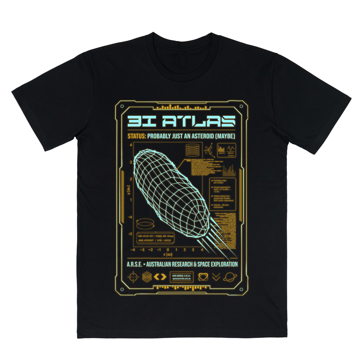 3I/ATLAS Tee Black