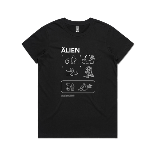 Ikea Alien Ladies Tee Black