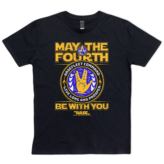 2024 May The Fourth Tee Black [APRIL FOOLS]