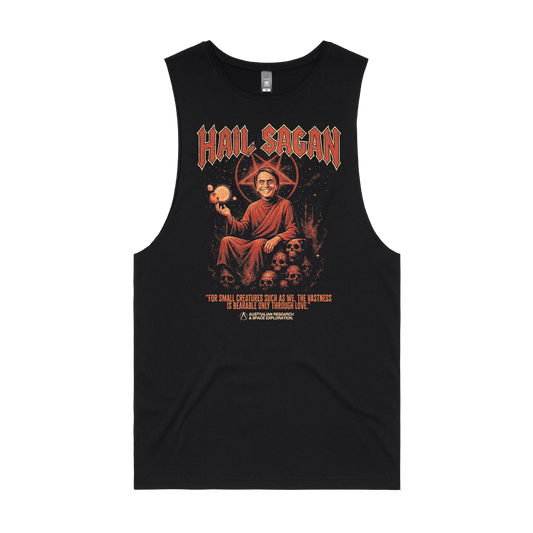 Hail Sagan Muscle Tee Black