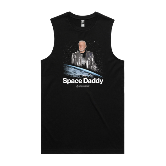 Daddy Aldrin Muscle Tee Black