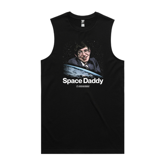 Daddy Hawking Muscle Tee Black