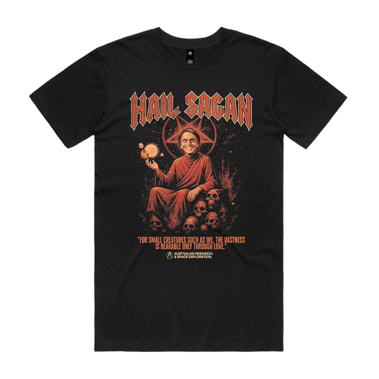 Hail Sagan Tee Black