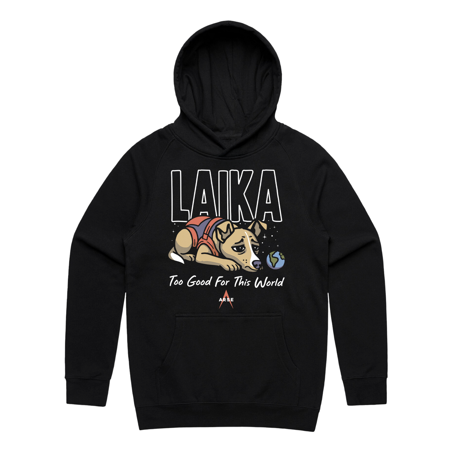 Earth's Goodest Girl Hoodie Black
