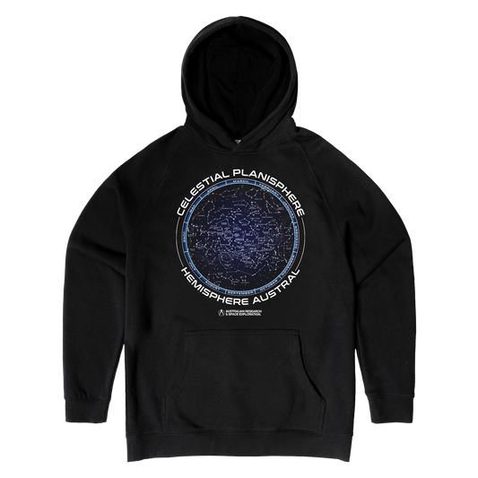 Star Map Hoodie Black