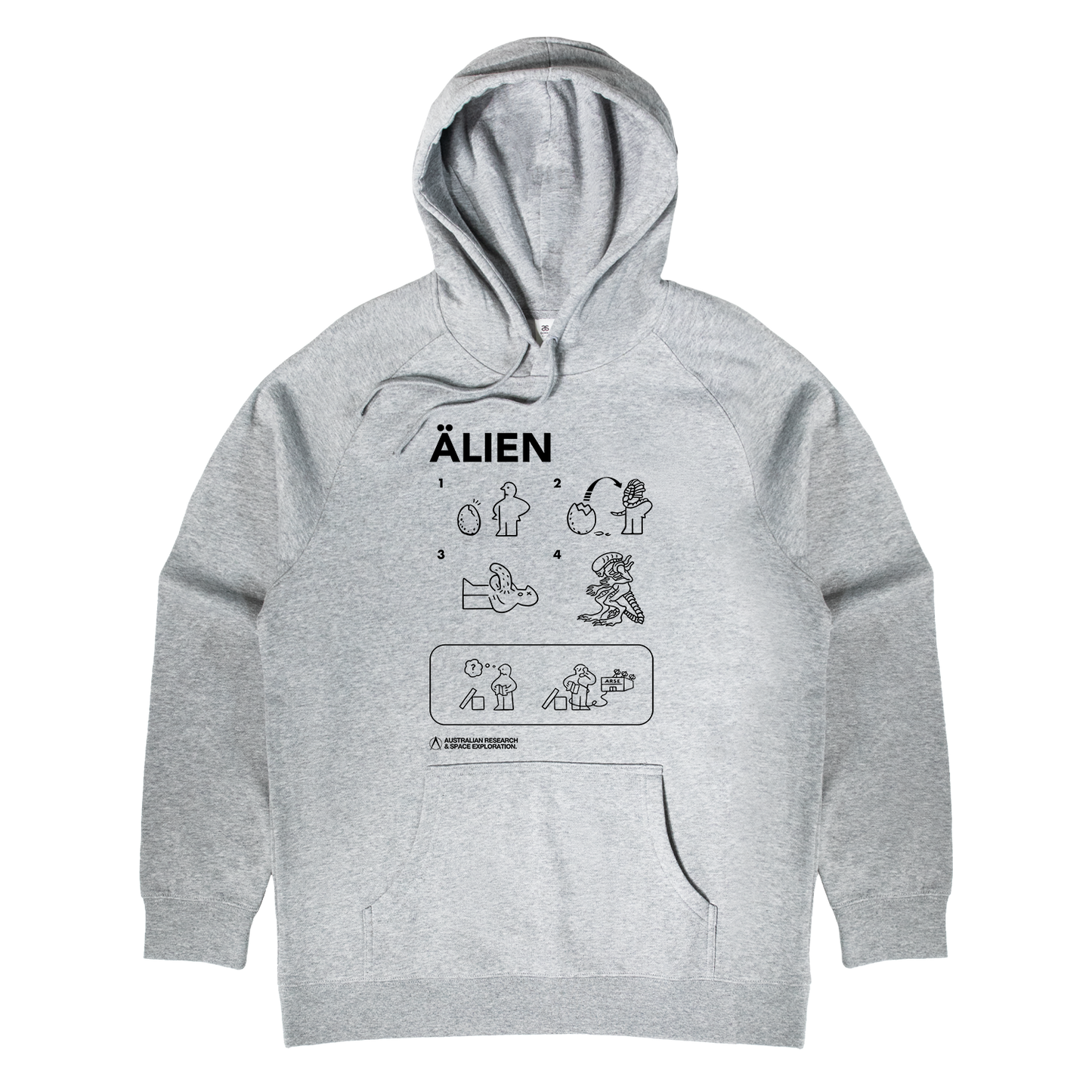 Ikea Alien Hoodie Grey