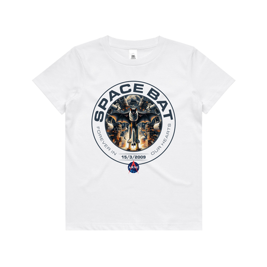 Space Bat Kids Tee White [15 YEAR ANNIVERSARY EDITION]