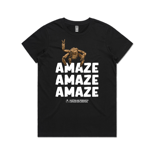 Amaze Amaze Amaze Ladies Tee Black