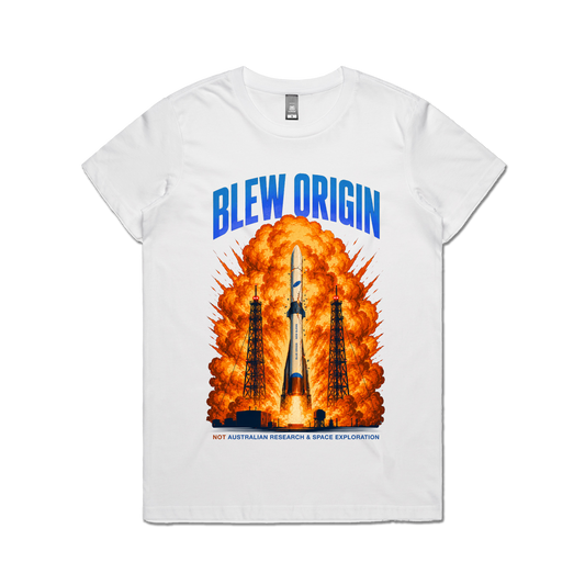 Blew Origin Ladies Tee Black
