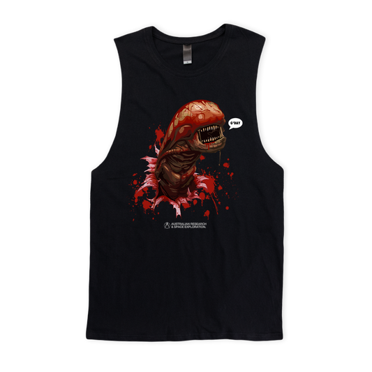 Alien Chestburster V2 Muscle Tee Black