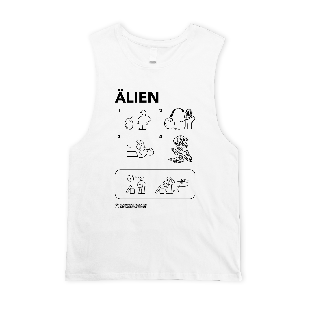 Ikea Alien Muscle Tee White