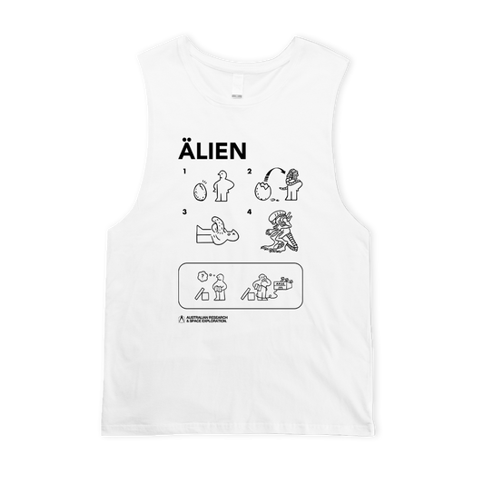 Ikea Alien Muscle Tee White