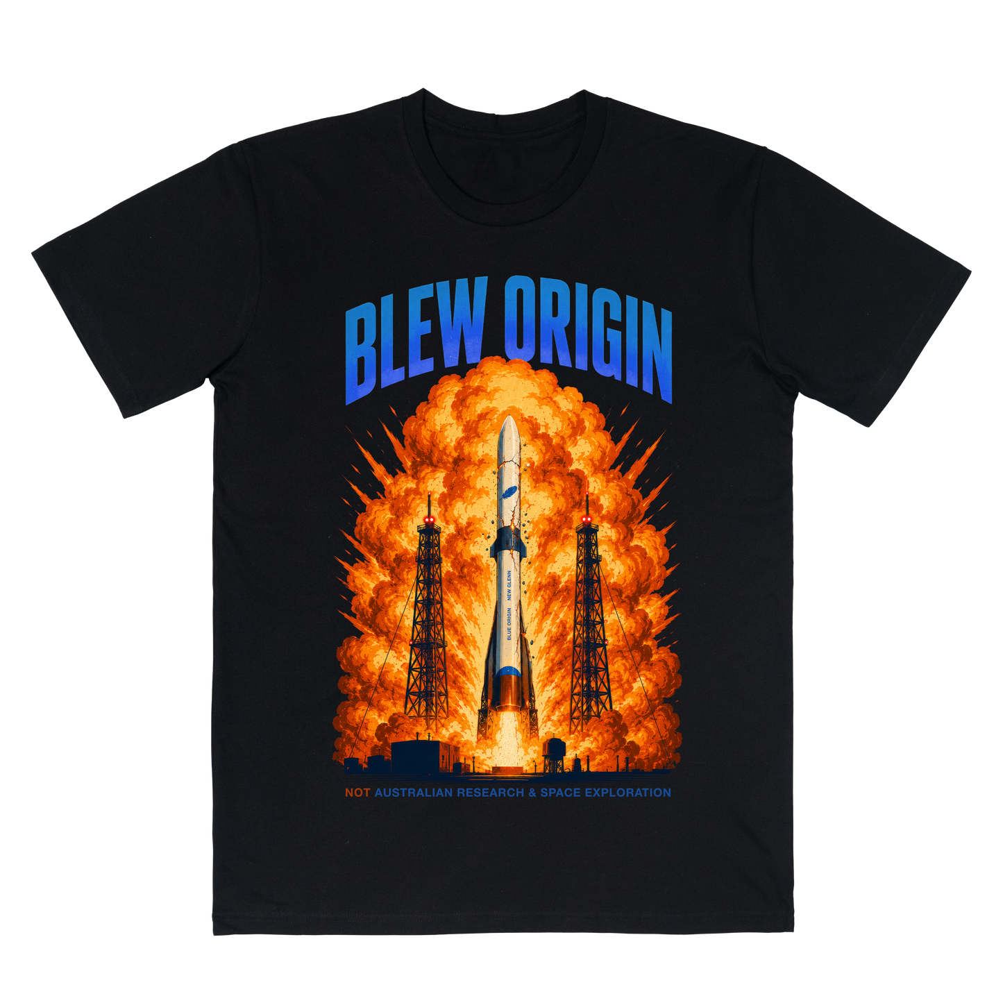 Blew Origin Tee Black